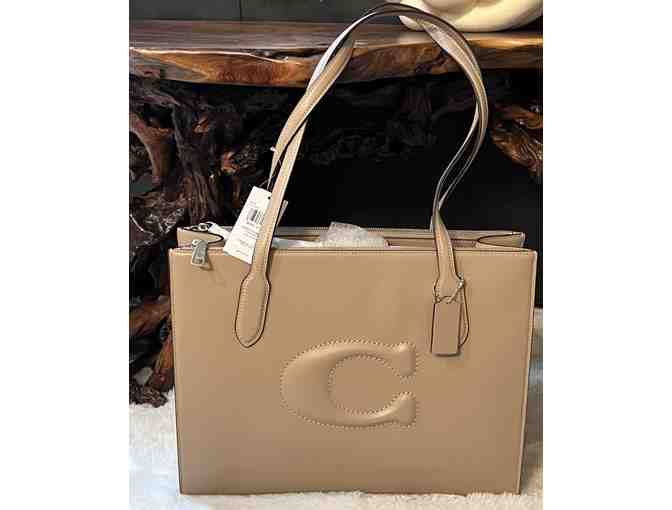 Coach Taupe Leather Nina Crossbody Bag - Photo 1