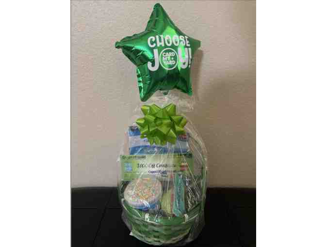 Card My Yard Coppell - (1) $100 Off Gift Certificate and Gift Basket