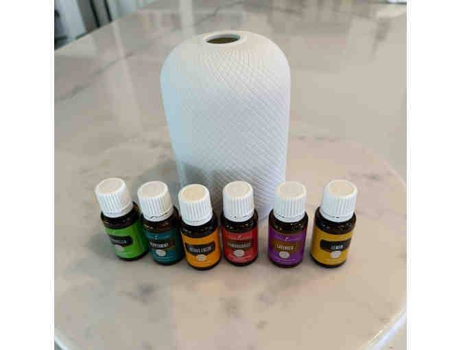 Young Living - (1) Haven Ceramic Diffuser and 5 Oils
