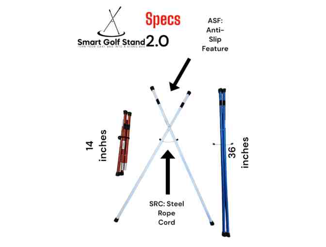 Smart Golf Stand - (1) Smart Golf Bag Stand (2 of 2)