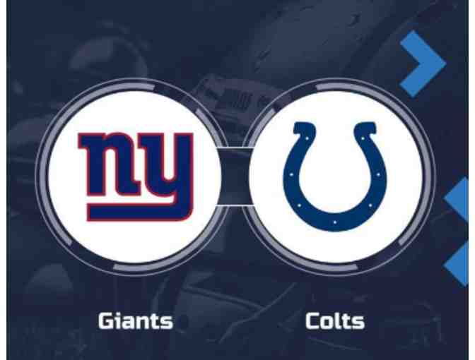 2 tickets to the New York Giants vs. The Indianapolis Colts (December 28 or 29) - Photo 1