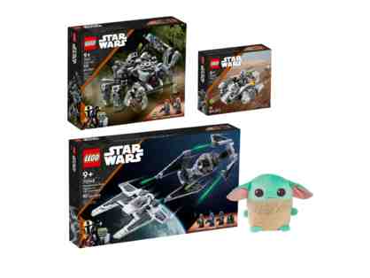 Star Wars Lover LEGO Bundle and a Baby Yoda Stuffed Toy