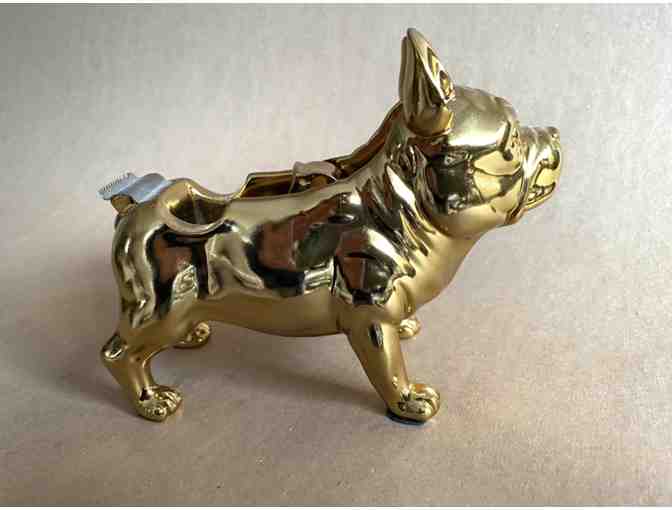 #38 Threshold Gold French Bulldog Tape Dispenser