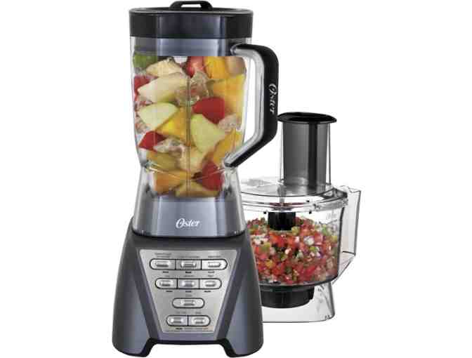 Oster Pro 1200 Blender with Food Processor Attachment - Metallic Gray