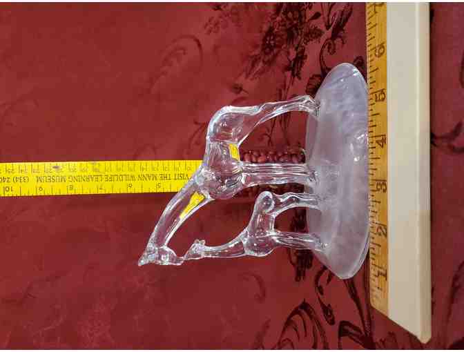 Giraffe Mama & Baby: Glass sculpture