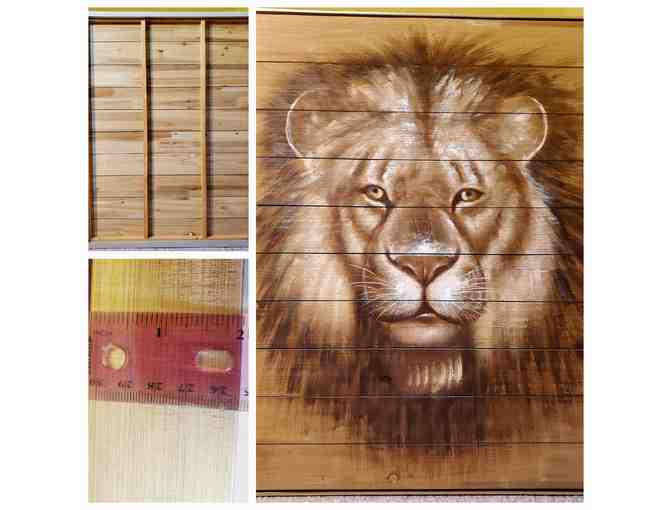 Lion -- Painting on Pallet