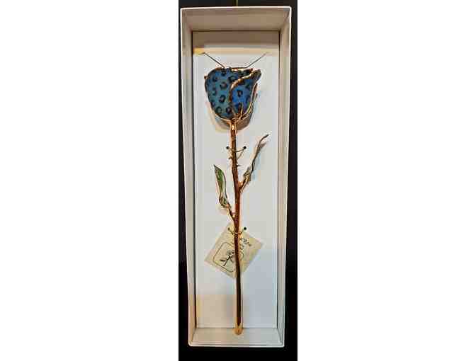 Eternity Rose -- Slate Blue with Leopard Print - Photo 2