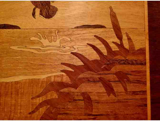 Inlay Marquetry Handcrafted Wood Art by Jeff Nelson / Mallard Drake