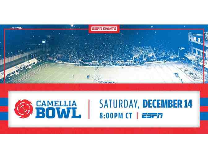 Camellia Bowl Tickets (2) + Parking Pass -- ESPN Zone Seats [6 of 6 sets of tickets] - Photo 2