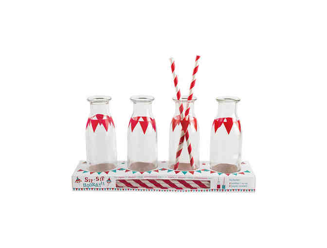Glass Bottle and Straw Sets