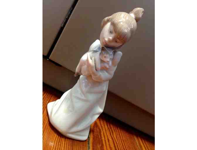 Lladro's Girl with Cat