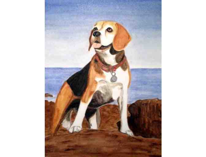 Custom Watercolor Portrait of Dog or Cat