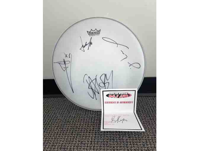 Papa Roach Autographed Drum Head