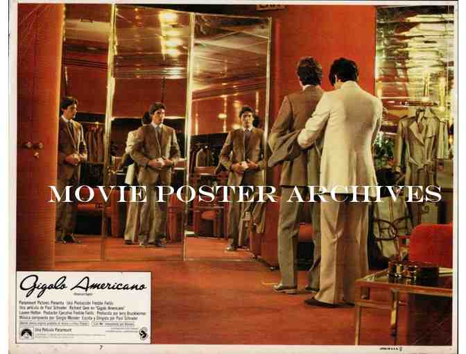 AMERICAN GIGOLO, 1980, lobby cards, Richard Gere, Lauren Hutton