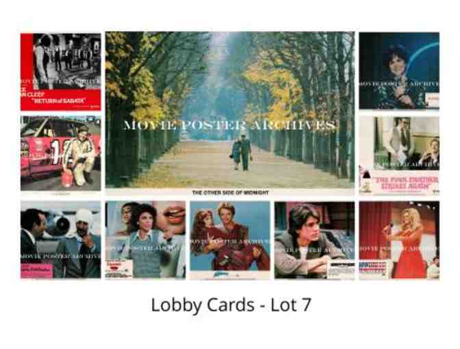 MISC LOBBY CARDS LOT 7, varying lobby cards from 1970s to 1980s