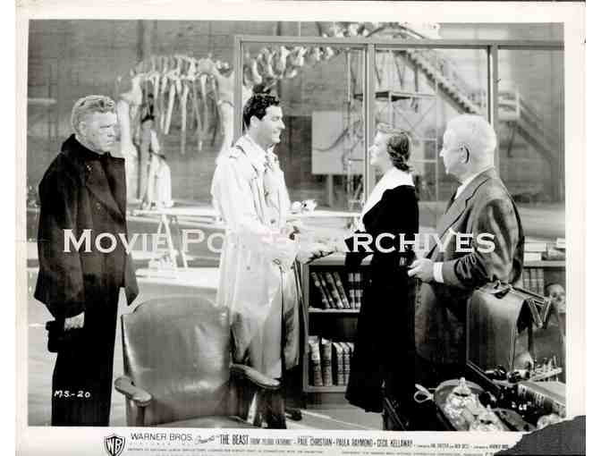 BEAST FROM 20,000 FATHOMS, 1953, movie stills, Paul Hubschmid, Lee Van Cleef