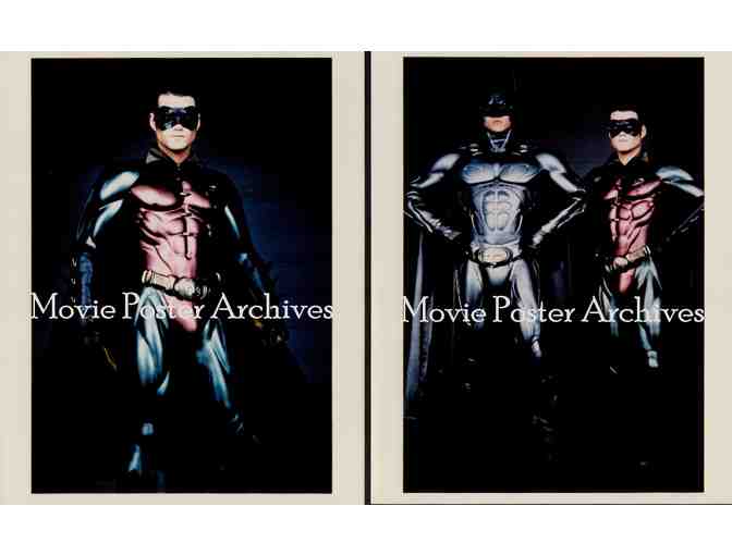 BATMAN FOREVER, 1995, color photographs, Val Kilmer, Jim Carrey