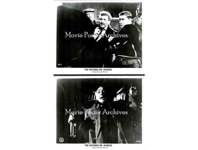 INVISIBLE DR. MABUSE, 1965, movie stills, Lex Barker, Wolfgang Preiss