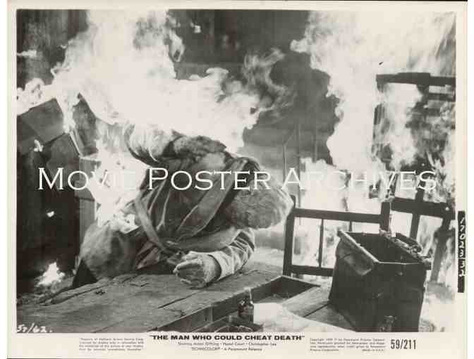 MAN WHO COULD CHEAT DEATH, 1959, movie stills, Christopher Lee