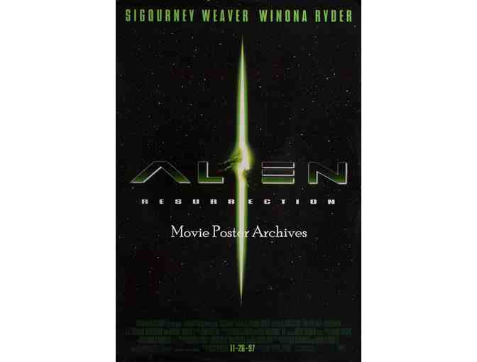 ALIEN: RESURRECTION, 1997, mini sheet Sigourney Weaver, Winona Ryder, Ron Perlman