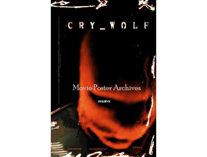 CRY WOLF, 2005, mini sheet Julian Morris, Jon Bon Jovi
