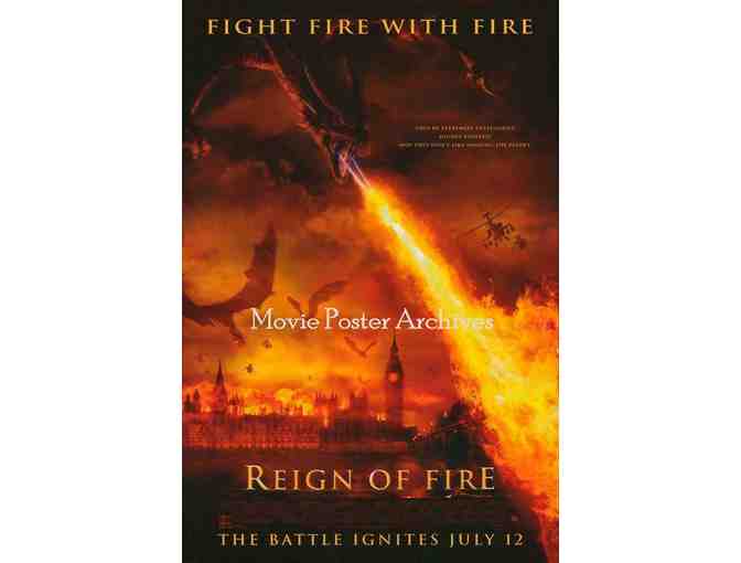 REIGN OF FIRE , 2002, mini sheet, Christian Bale, Matthew McConaughey, Gerard Butler