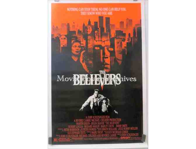 BELIEVERS, 1987, movie poster, Martin Sheen, Robert Loggia