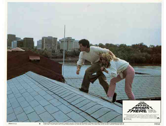 MAN WHO WASNT THERE 3-D, 1983, lobby card set, Steve Guttenberg