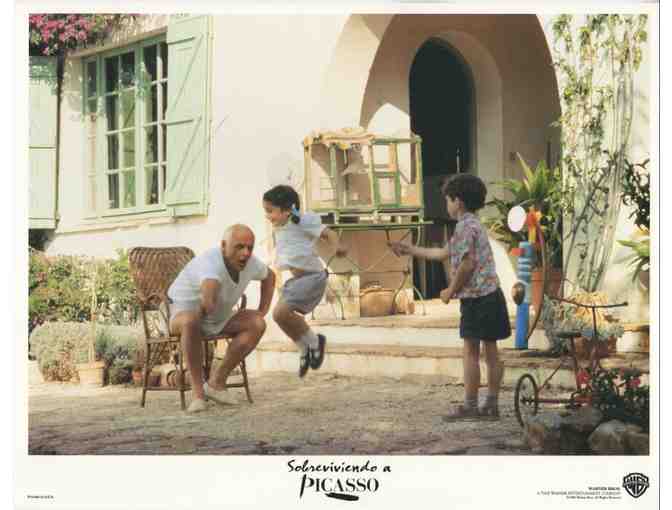 SURVIVING PICASSO, 1996, lobby card set, Anthony Hopkins, Julianne Moore
