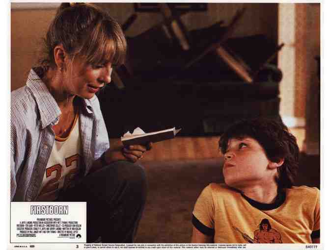 FIRSTBORN, 1984, lobby card set, Teri Garr, Peter Weller, Robert Downey Jr
