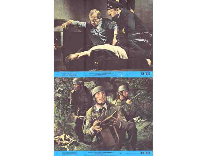SUBMARINE X-1, 1968, mini lobby cards, James Caan, William Dysart