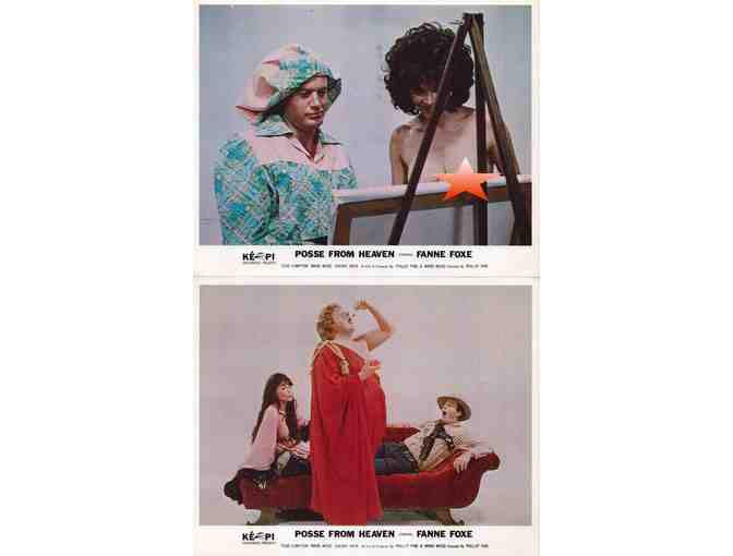 POSSE FROM HEAVEN, 1975, mini lobby card set, Fanne Foxe, Robert Perkin