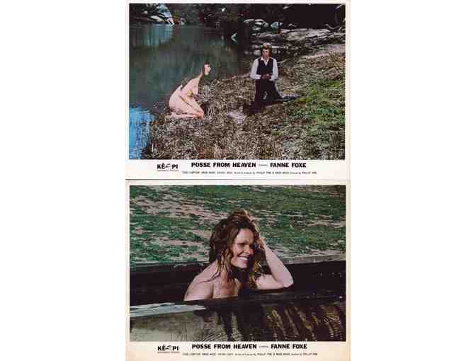 POSSE FROM HEAVEN, 1975, mini lobby card set, Fanne Foxe, Robert Perkin