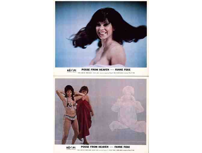 POSSE FROM HEAVEN, 1975, mini lobby card set, Fanne Foxe, Robert Perkin