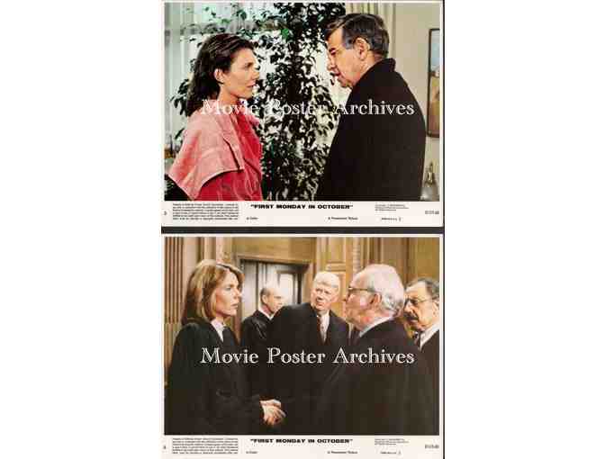 FIRST MONDAY IN OCTOBER, 1981, mini lobby card set, Matthau, Clayburgh