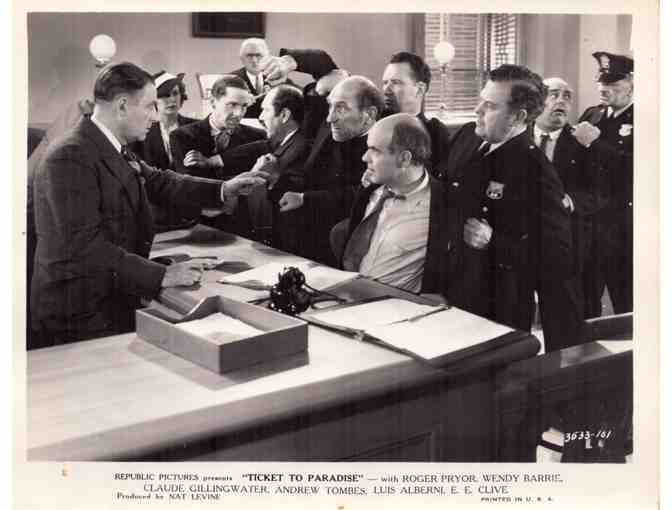 TICKET TO PARADISE, 1936, movie stills, Roger Pryor, Wendy Barrie