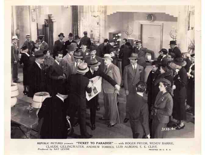 TICKET TO PARADISE, 1936, movie stills, Roger Pryor, Wendy Barrie