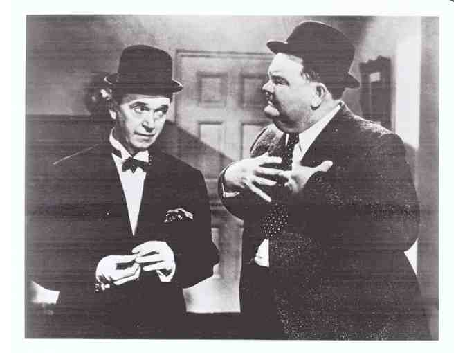 LAUREL and HARDY, group of classic celebrity portraits, stills or photos