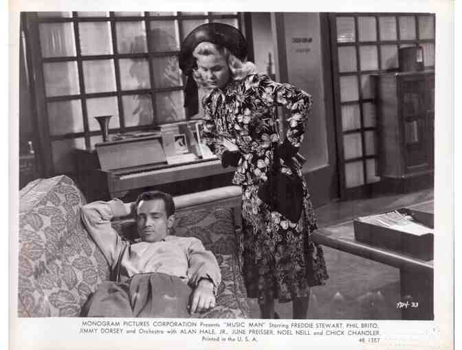 MUSIC MAN 1948 movie stills, Alan Hale Jr., Jimmy Dorsey and His Orchestra