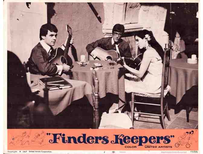 FINDERS KEEPERS, 1967, lobby card set, Cliff Richard, Robert Morley