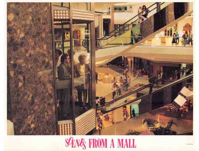SCENES FROM A MALL, 1991, lobby cards, Bette Midler, Woody Allen
