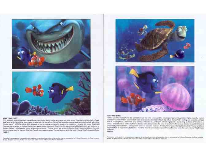 FINDING NEMO, 2003, presskit, Walt Disney and Pixar animation