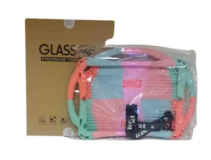 TopEsct Kids Ipad Case 10.2 - Jelly Green with Tempered Glass Protector