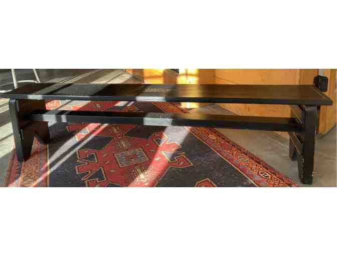 Antique Black Bench