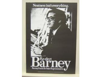 'Neatness Isn't Everything' Poster Autographed by Barney Frank