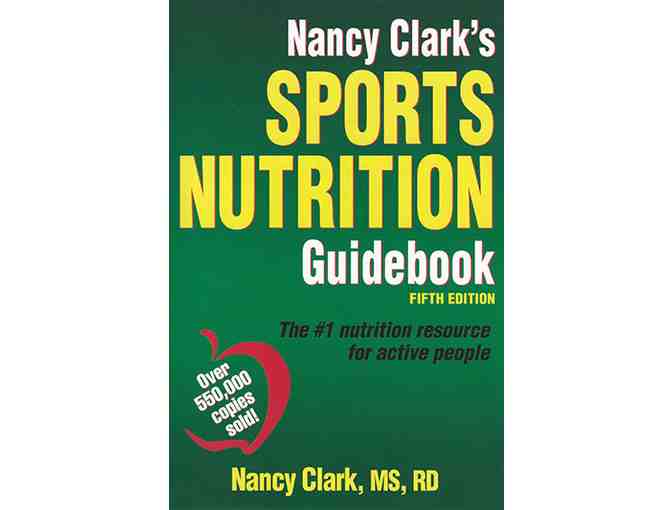 Personal nutrition consult with sports dietitian Nancy Clark MS RD CSSD and signed book