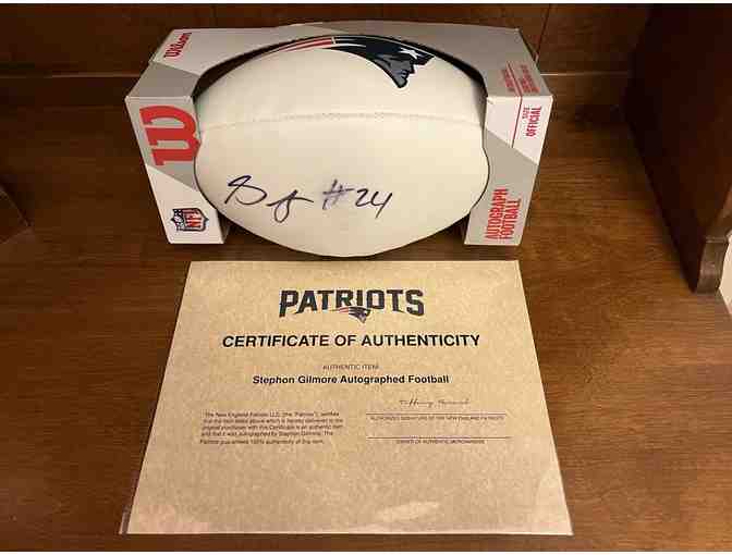 Stephen Gilmore Football with certificate of authenticity