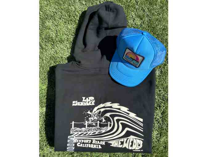 15th St. Surf &amp; Supply Hooded Sweatshirt and Trucker Hat - Photo 1