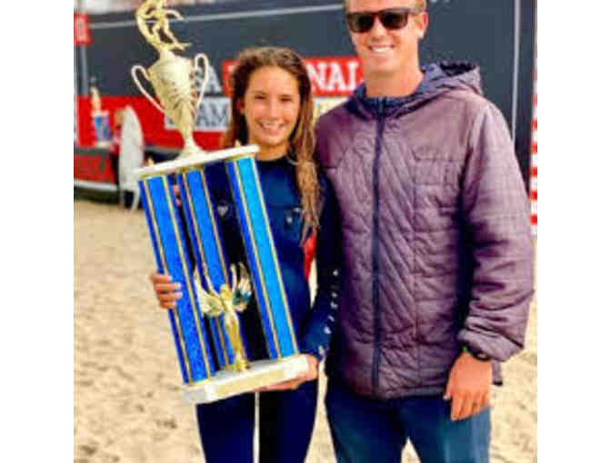 Raffle for Private surf lesson with Christian Saenz at Orange County Surf Coaching