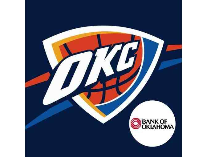 4 OKC Thunder Club Seat Tickets with Parking Pass - Photo 1